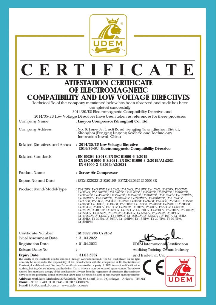 CE certificate