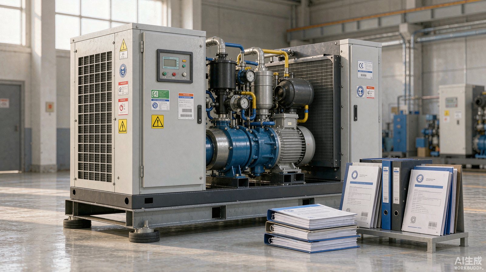 Saudi Arabia compressor compliance 2026 — SABER label, SASO certification and air receiver marking